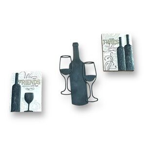 Wine Lover Wall Decor 3 Piece Bundle Good Times Fine Wine / Wine & Friends NVGA